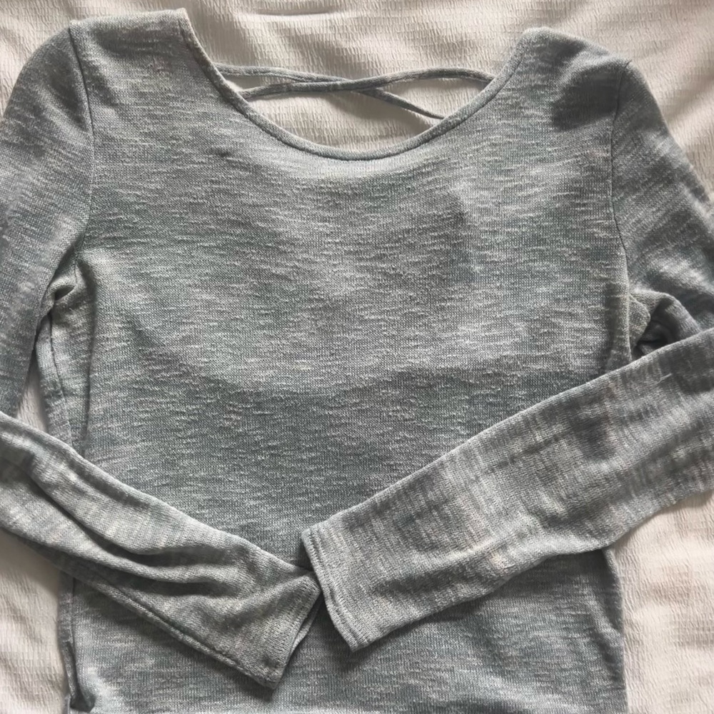 blue sheer longsleeve